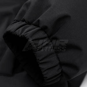 Chaqueta de burbujas con capucha ajustada de invierno de nuevo diseño para hombre con manga larga con cremallera completa cuello mandarín transpirable cómodo - Product Image 4