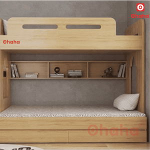 Lit superposé intelligent moderne Ohaha avec tiroir et escalier - GTHD008 - Product Image 4
