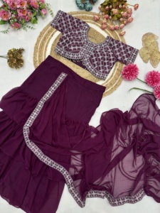 Nouveau saree de séquence de soie de Style traditionnel de créateur pour adultes vêtements de mariage et de fête ethniques élégants avec chemisier à paillettes pour femmes - Product Image 6