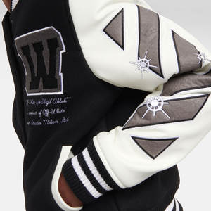 Veste Lettermen personnalisée de marque femmes 2025 nouveau Streetwear hiver respirant Bomber Style Baseball vestes pour les filles - Product Image 4