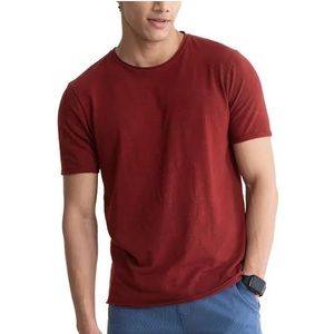 Tee-shirt en coton lavé doux avec col rond uni le plus vendu pour la personnalisation de l'impression par sublimation disponible à bas prix - Product Image 5