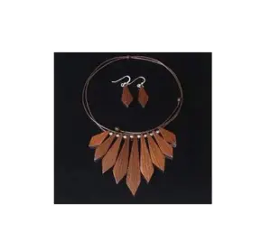 Latest Design Wood Necklaces Women's Necklace Branded Jewelry in Necklace India All Color Manufacturer for sale