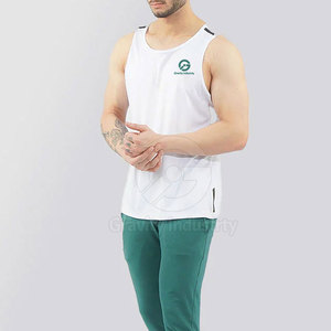 Ropa Deportiva, Camiseta sin Mangas Transpirable de Punto para Hombre, Secado Rápido, Algodón y Poliéster de Alta Calidad - Product Image 5