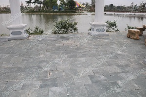 กระเบื้องปูหินปูนสีเขียวมอสที่ทันสมัยเคลือบด้วยค้อนสำหรับใช้งานกลางแจ้งและภายนอกจากเวียดนาม - Product Image 3