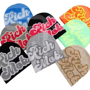 Gorro de Punto Informal Ligero, Gorro de Invierno Elegante, Gorro de Invierno Personalizado de Alta Calidad, Gorro de Invierno con Logotipo Personalizado, Gorros de Jacquard de Invierno - Product Image 1