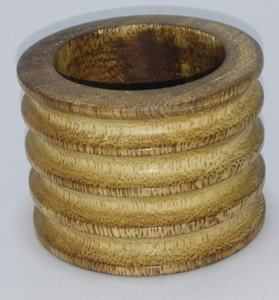 Juego de servilleteros de madera de Mango hechos a mano de alta calidad con servilletero de efecto quemado regalo para decoración de mesa de boda y fiesta - Product Image 5