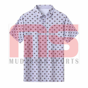 เสื้อถักพิมพ์ลายระบายอากาศขายดี ซับเหงื่อ ระดับมืออาชีพ รับสกรีนโลโก้ สำหรับกอล์ฟ ลำลอง ธุรกิจ ผู้ชาย - Product Image 6