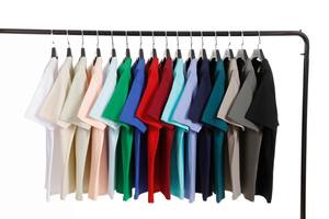 เสื้อยืดคอกลมผ้าฝ้ายสำหรับผู้ชาย, 240gsm คลาสสิกสำหรับทุกเพศน้ำหนักมากเสื้อกันรอยยับสูงว่างเปล่าถักลายการ์ตูนแขนสั้นสำหรับผู้ชาย - Product Image 4