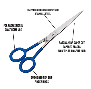 Ciseaux de coiffeur professionnels Ciseaux à cheveux Ciseaux de coiffeur à prise parfaite de haute qualité en acier inoxydable de haute qualité - Product Image 2