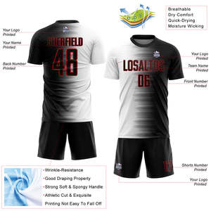Tenues d'uniformes de football abordables pour les écoles tissu respirant et résistant à la transpiration ajustement confortable et durabilité prête pour la saison - Product Image 5