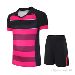 Uniforme de tennis avec personnalisation, vente en gros, respirant, de haute qualité, best-seller, 100% polyester, logo sur la taille - Product Image 2