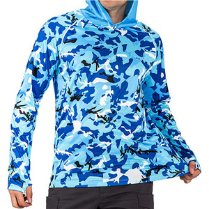 Nueva Camisa de Pesca de Manga Larga para Hombre, Transpirable, Resistente a las Arrugas, UPF50, Impermeable, de Secado Rápido, Sólida, para Verano, con Capucha - Product Image 1