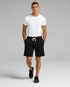 Pantalones Cortos Bermuda Deportivos de Algodón French Terry para Hombre, Estilo Urbano, Personalizables - Product Image 4