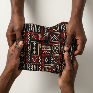 Robe en tricot de lin faite à la main, respirante, avec col en V brodé, pour femmes courbes ML - Product Image 4