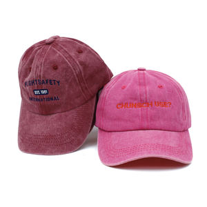 Casquette de Baseball décontractée en denim vintage vente en gros de mélange de coton/polyester respirant 5/6 panneau bord incurvé unisexe chapeau de papa en plein air - Product Image 6