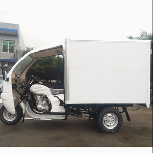 Automatic Dump Motor Tricycle Cargo Tricycle <b>Motorcycle</b> Enclosed Fuel Oil Motorized Tricycle - Product Image 2