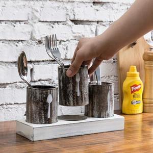 Top Quality Wooden Cutlery Holder With Best Finishing From India For Restaurant Hotel Home Kitchen Table Decor - Product Image 4
