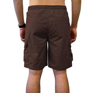 Vente en gros de shorts cargo personnalisés pour hommes avec ceinture élastique vêtements de rue pantalons de quart d'entraînement confortables et décontractés shorts d'été de gymnastique - Product Image 5