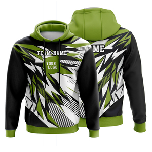 OEM/ODM personalizado equipos de fútbol Kansas Sudadera con capucha algodón mezclado pulóver suelto Casual chaqueta con capucha abrigos - Product Image 1