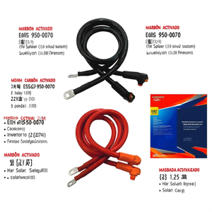 Helios ESS 950-0070 2/0 1.0M Juego de Cables de Batería a Inversor para Sistemas Solares - Product Image 2