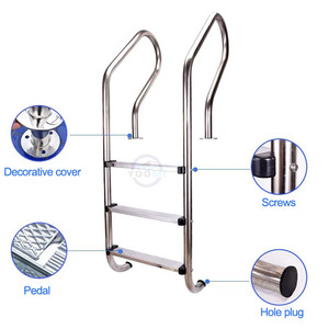 Échelle de <span class=keywords><strong>piscine</strong></span> de sécurité à trois marches de haute qualité accessoires de <span class=keywords><strong>piscine</strong></span> essentiels échelle en acier inoxydable <span class=keywords><strong>pour</strong></span> <span class=keywords><strong>piscine</strong></span> - Product Image 4