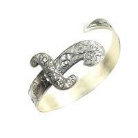 Pulsera de Plata de Ley 925 con Dije de Espada Grabado, Joyería Fina para Hombre y Mujer, Negra, 17.95g, Uso Diario