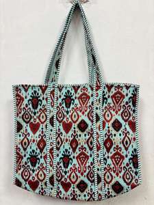 Sacs fourre-tout en coton personnalisés tendance et grands pour femmes, sacs à main pour le shopping d'été et de printemps, sacs à main imprimés à la main, sac à bandoulière - Product Image 2