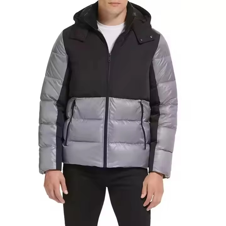 New Style Men's Puffer Jackets Cold Weather Winter Bubble Puffer