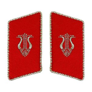 Article Offre Spéciale Paire d'onglets de col brodés pour uniformes Insignes authentiques Accessoires d'uniforme de service Ronpex de qualité supérieure - Product Image 4