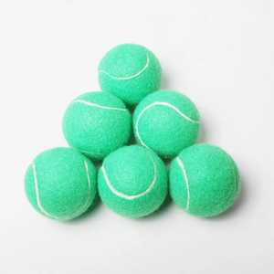 Balles de tennis colorées en gros sur mesure durables légères 100% balles de haute qualité en caoutchouc pur pour un jeu vibrant - Product Image 4