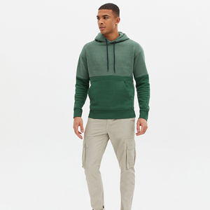 เสื้อฮู้ดซิปผู้ชายคุณภาพสูง พิมพ์โลโก้ได้ สำหรับฤดูหนาว สไตล์ลำลอง ลายเรียบ สำหรับออกกำลังกายกลางแจ้ง สตรีทแวร์ คอฮู้ด - Product Image 1