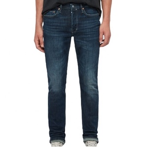 Bangladesh Ropa excedentes proveedor Fabricante Mens Denim Jeans Slim Fit Desgastado Lavado Rips Casual Algodón Hombres Jeans - Product Image 5