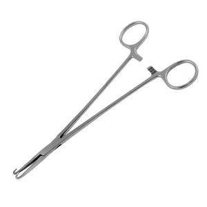 Pinzas de Negus para Conductos Biliares Curvas de 19 cm, Pinzas de Amígdalas de Acero Inoxidable, Instrumento Quirúrgico de Acero Inoxidable, Pinzas para Arterias - Product Image 3