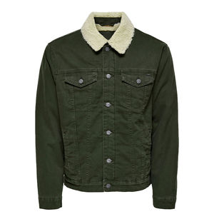 Chaqueta Vaquera Desgastada Estilo Urbano para Hombre - Transpirable 100% Algodón Opciones Personalizables Precio Razonable Chaquetas para Hombre - Product Image 3