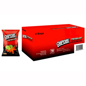 Chips de Tortilla Enrollados Originales Chipoys 4oz/113g - Paquete de 8 Chipoys 4 Sabores 2 Onzas Chips de Maíz Enrollados - Product Image 1