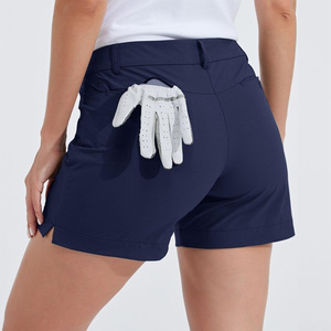 Pantalones cortos de golf elásticos con estampado personalizado para mujer, tela transpirable, opciones de logotipo OEM, elásticos en cuatro direcciones, ecológicos, perfectos para - Product Image 2