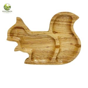 Plato de Servir de Madera con Forma de Animal, Diseño de Dibujos Animados, Grabado, Hecho a Mano, Ecológico - Product Image 4