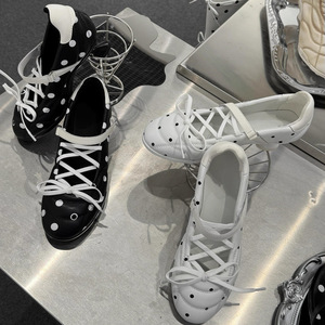 Zapatos planos de lona vintage para mujer, zapatillas informales para mujer, mocasines sin cordones, calzado cómodo y transpirable para verano - Product Image 3