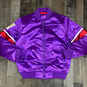 Chaqueta Universitaria Personalizada para Hombre, Talla Grande, 100% Poliéster Satinado, Estilo Urbano, Chaqueta de Béisbol para Hombre - Product Image 3