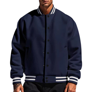 TODOS los tamaños personalizados Tallaje grande Hombres Chaquetas de béisbol Abrigos Invierno Cálido Hombres Ropa 2025 Logotipo de alta calidad Letterman Chaquetas - Product Image 3