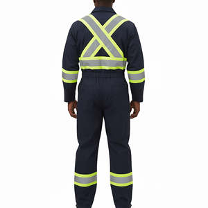 <b>Fire</b> <b>Resistant</b> Reflective Electrician Workwear Safety Suit Work Wear Clothes Security Uniform for Men - Product Image 6