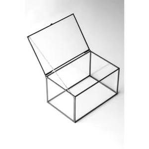 Latest <b>Mini</b> Golden Glass Jewelry <b>Storage</b> and Organizer <b>Box</b> Hot Selling Ring <b>Box</b> for Gifting - Product Image 2