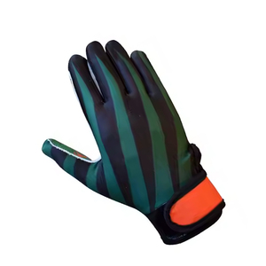 Gants de football américain récepteur de logo personnalisé de meilleure qualité en gros Gants de football américain confortables Palm - Product Image 4