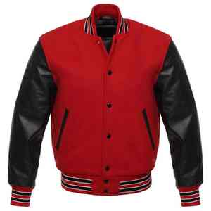 2024 Men's Custom Cotton <b>Fleece</b> Baseball <b>Jacket</b> Wholesale Stand Collar Varsity <b>Hooded</b> <b>Jacket</b> with Letter Pattern Customizable - Product Image 6