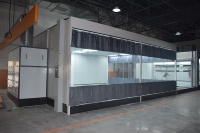 Cabine de ponçage, Station de préparation automobile, Salle de ponçage industrielle, Cabine de peinture gonflable, Cabina De Pintura Automotriz, Peinture de carrosserie