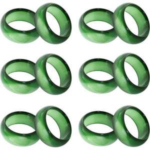 Durable <b>Resin</b> Napkin <b>Rings</b> with High-gloss Finished & Offering a Contemporary Touch to Your Dining Table Setup - Product Image 4