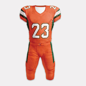 Uniforme de football américain sur mesure en polyester 100% meilleure fabrication et fournisseur uniforme de football américain porté par l'équipe - Product Image 2