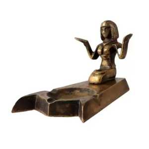 Cendrier antique fait à la main avec des sculptures égyptiennes parfait pour la décoration intérieure et les articles de cadeau de collection - Product Image 1