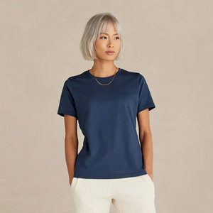 Camisetas de Algodón 100% de Alta Calidad al por Mayor para Hombre, Camisetas con Cuello Redondo y Estampado - Product Image 4