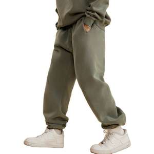 Ropa de calle con logotipo personalizado lavado de nieve peso pesado Jogger holgado sol desteñido algodón polar desgastado lavado ácido pantalones de chándal hombres - Product Image 3